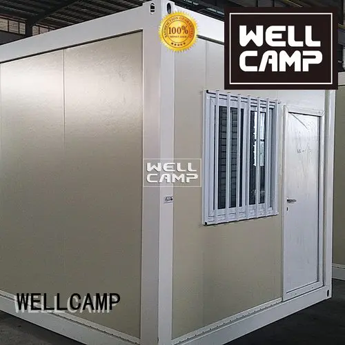 flat pack 20 ft container plat installation flat pack containers WELLCAMP Brand