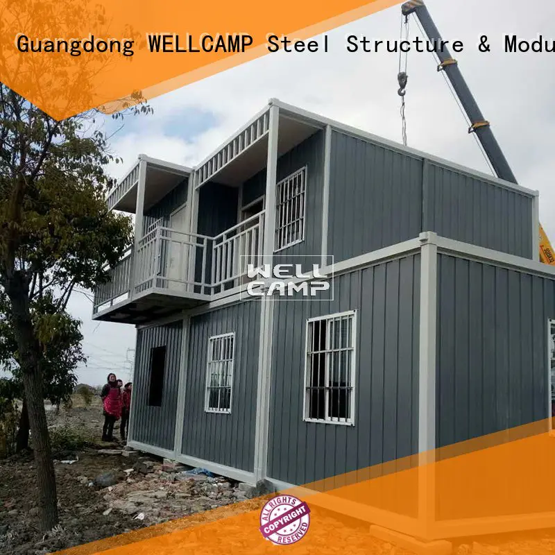 WELLCAMP Brand two ieps office custom prefabricated container house