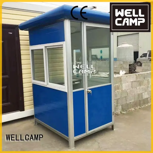 mobile waterproof booth kiosk WELLCAMP Brand security booth supplier
