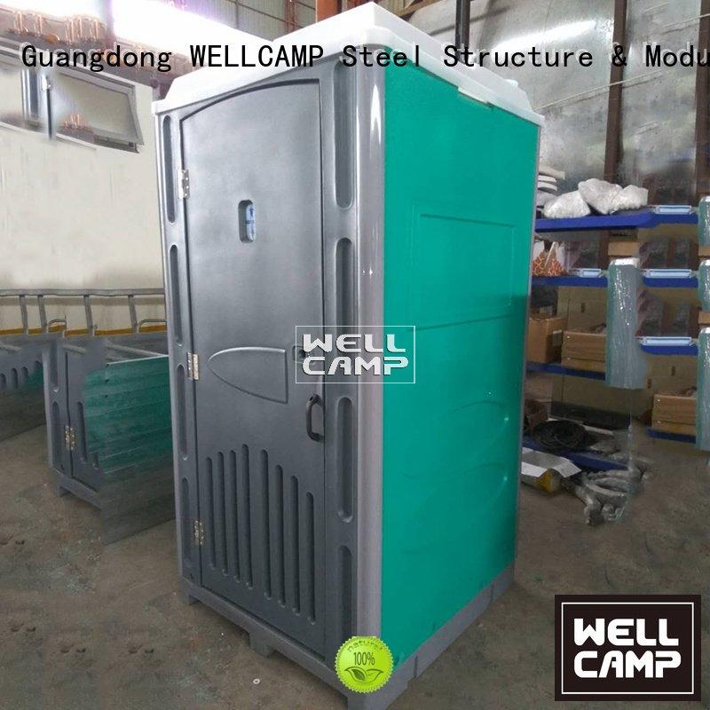 Hot plastic portable toilet movable portable chemical toilet cabin WELLCAMP