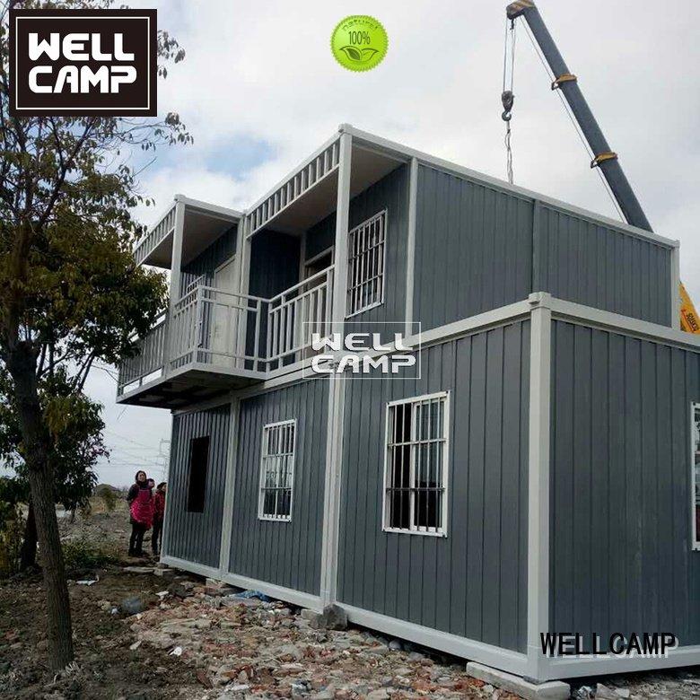 Hot prefabricated container house eco container house for sale house WELLCAMP