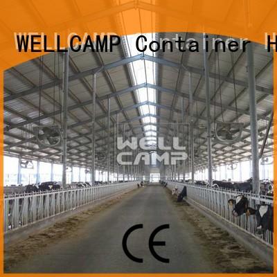 steel chicken farm dairy office steel warehouse workshop WELLCAMP Brand