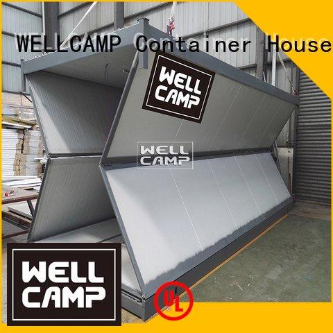 WELLCAMP system prefabricated foldable container family storey
