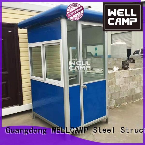 steel sandwich sentry security booth WELLCAMP Brand