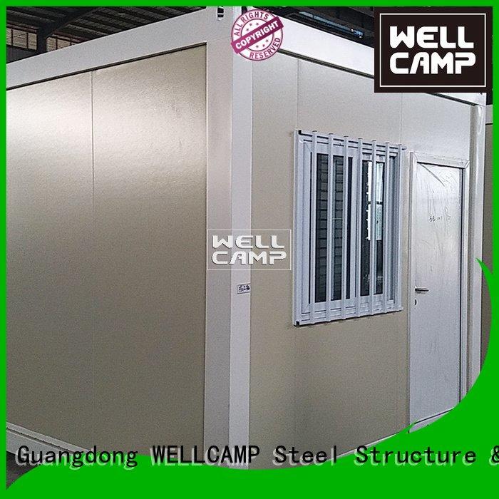 Custom flat pack containers cladding glass