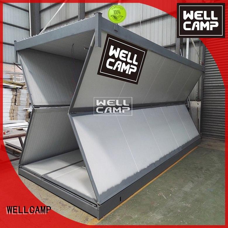 WELLCAMP Brand design prefab colour foldable container house