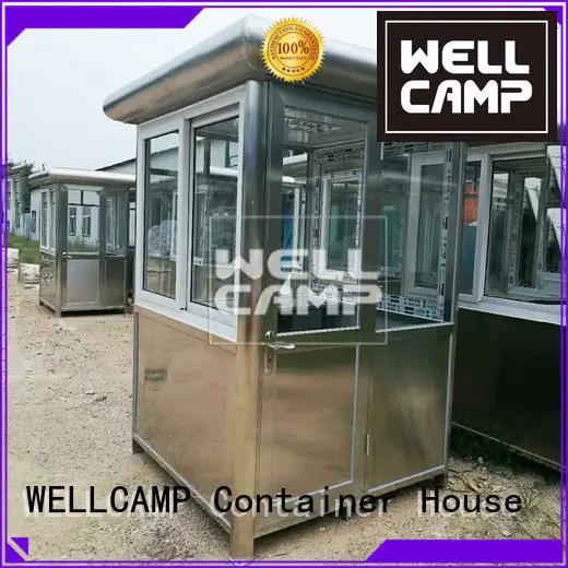 WELLCAMP security booth for sale 40ft shipping sandwich