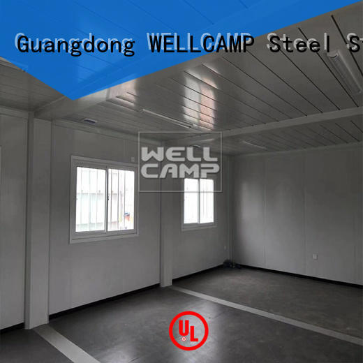 Custom fireproof guest flat pack containers WELLCAMP village