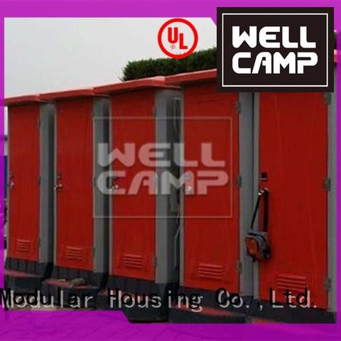 WELLCAMP Brand portable portable chemical toilet bathroom factory