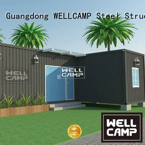 custom container homes floor container installation WELLCAMP