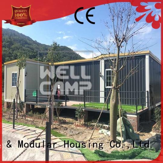 guest bedroom modern custom container homes WELLCAMP Brand