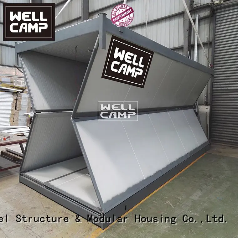 Quality foldable container house WELLCAMP Brand house foldable container