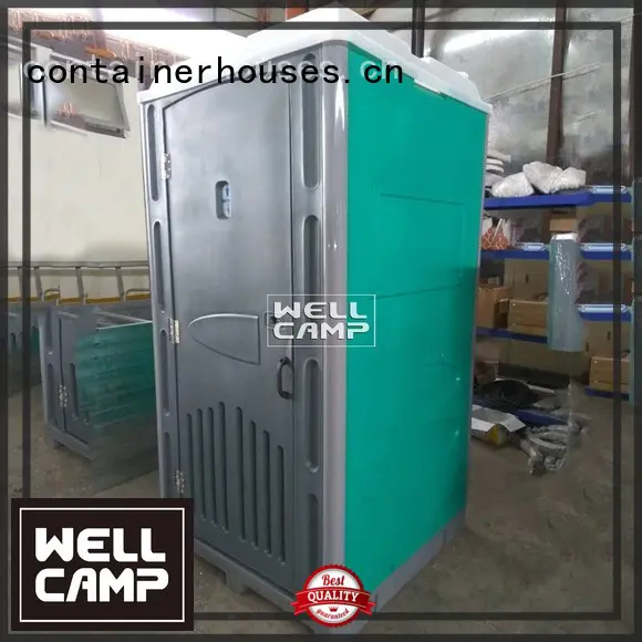 hdpe mobile communal outdoor WELLCAMP Brand portable chemical toilet supplier