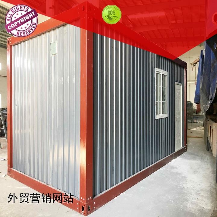 WELLCAMP Brand house floor office prefabricated container house red