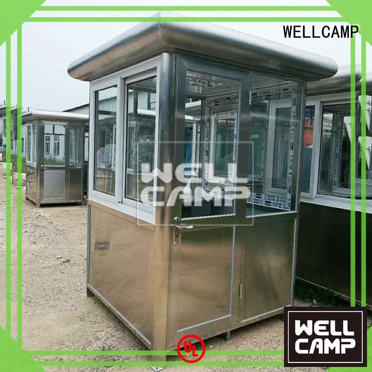 WELLCAMP Brand panel sandwich security booth for sale prefab supplier