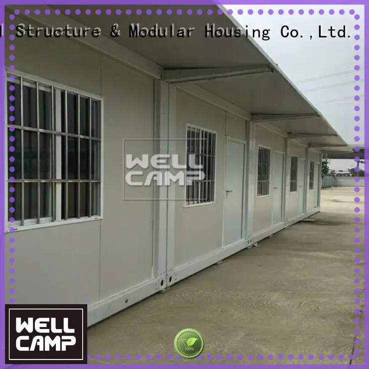 flat pack 20 ft container galss glass flat pack containers tiny WELLCAMP Brand