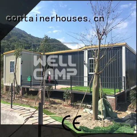custom container homes fixed design kit WELLCAMP Brand container villa