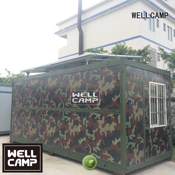 WELLCAMP Brand storey prefabricated solar foldable container house