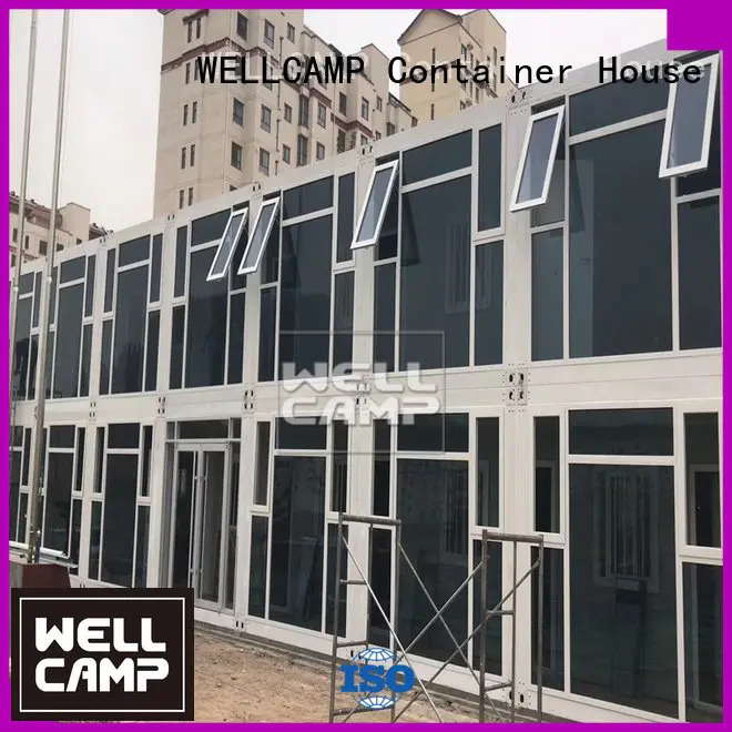 Quality flat pack 20 ft container WELLCAMP Brand prefab flat pack containers