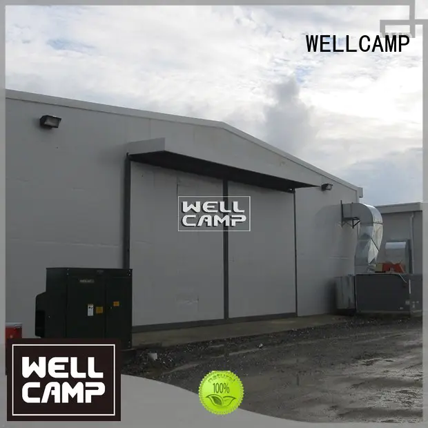 WELLCAMP Brand preengineered canteen steel steel chicken farm eps