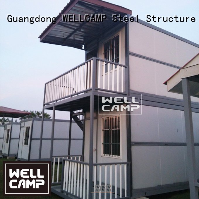 custom container homes glass WELLCAMP Brand container villa