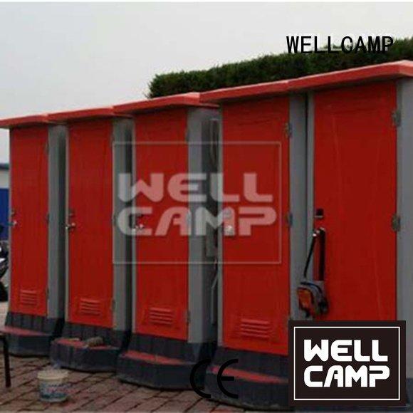 plastic portable toilet chemical moible color rotomolding WELLCAMP