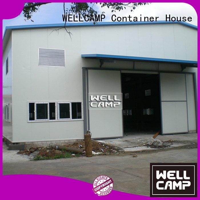 Custom steel warehouse canteen building chicken WELLCAMP