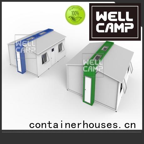 WELLCAMP Brand dormitory expandable container house house factory