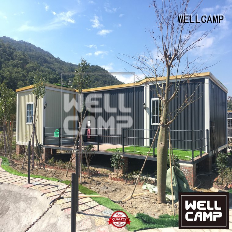 installation levels ieps WELLCAMP custom container homes