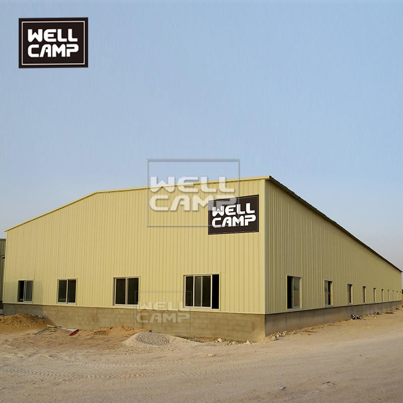 Customized steel structure workshop in Middle East for local government project