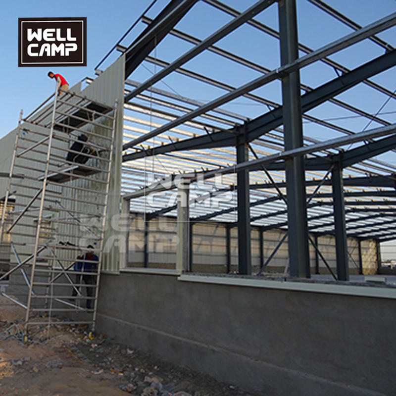 Customized steel structure workshop in Middle East for local government project