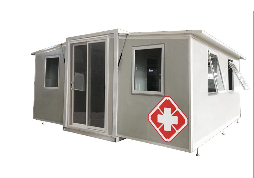 Expandable container house for hospital & clinic & isolation room