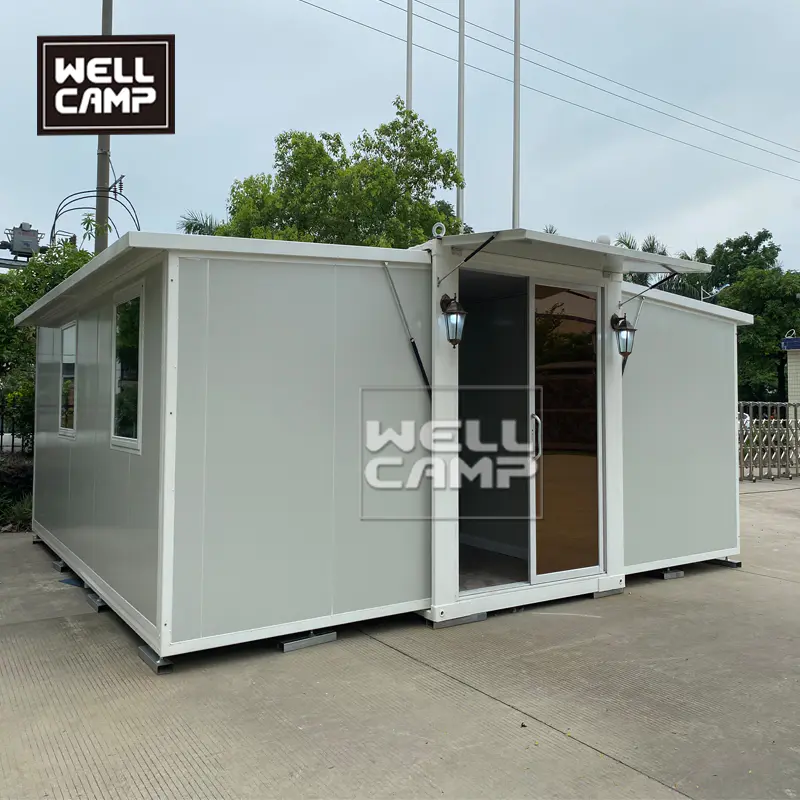 Expandable container house in low price with luxury design 4 steps 2 hours install 1 house