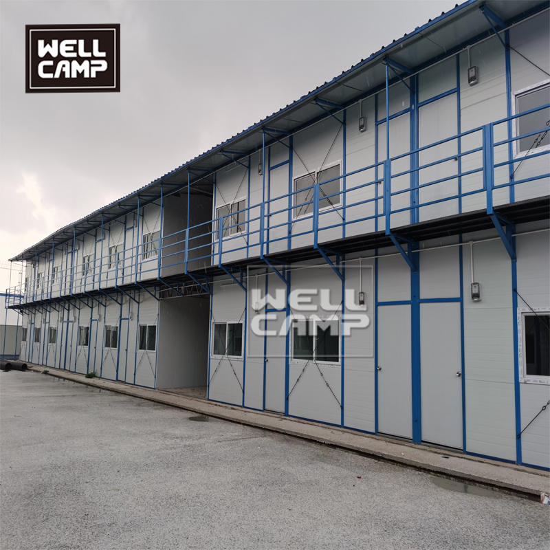 Prefabricated K house and T house for labor camp easy install dormitory house prefab office