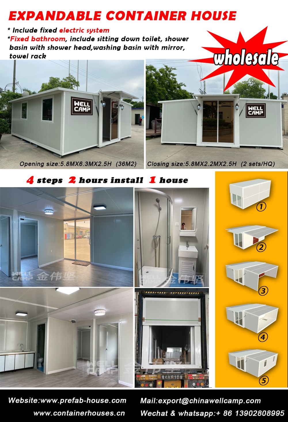 application-Wellcamp Expandable Container Houses In Costa Rica For Government Project-WELLCAMP-img