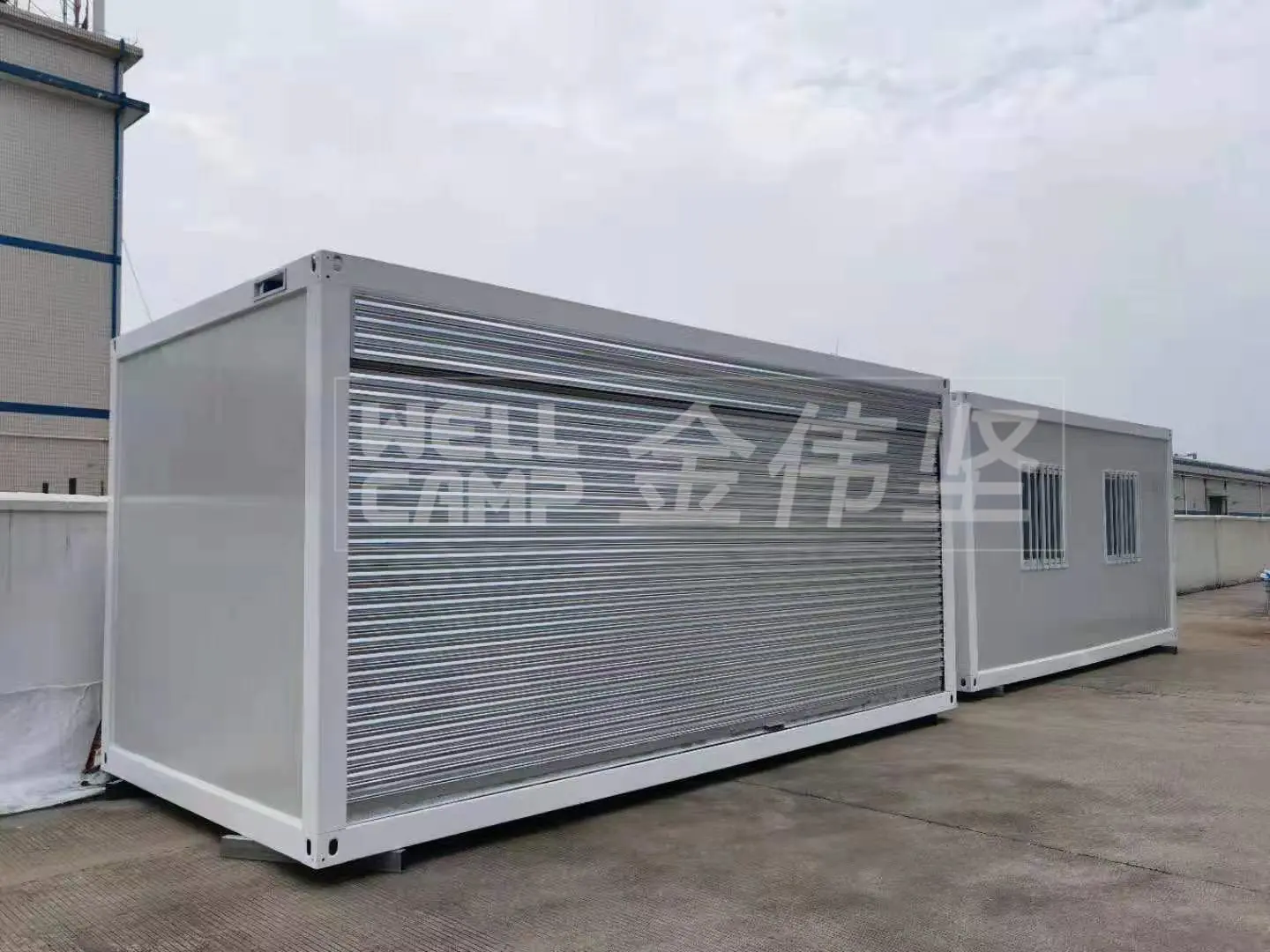 Flat Pack Container Storage/Shop With Rolling Gate