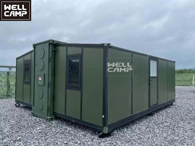 High quality Detachable expandable container house army Anti-salt spray anti-corrosion function Resistant to level 10 wind