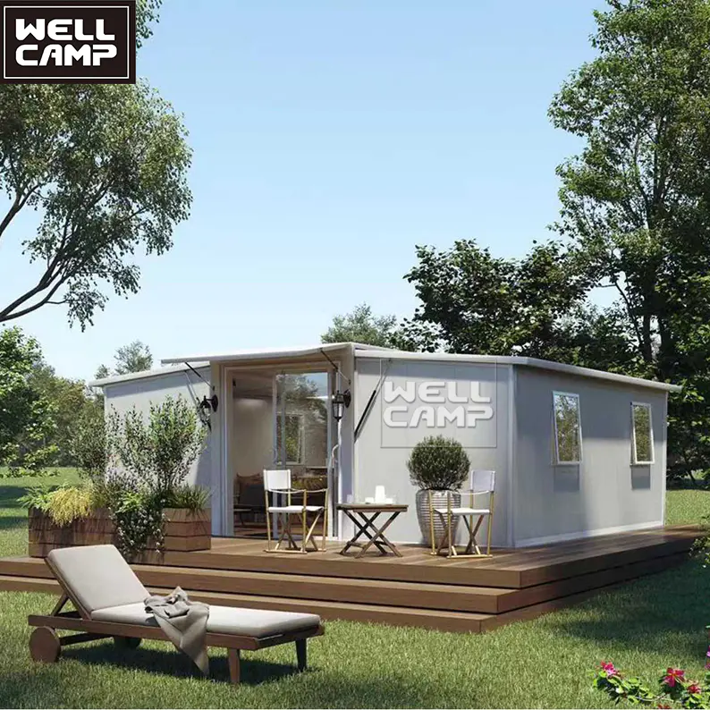 Folding house expandable container modular home 20ft 40ft prefab house garden house