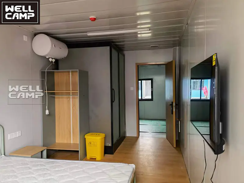 2022 China low cost 20ft 40ft prefabricated prefab flat pack container house mobile modular shipping container frames homes