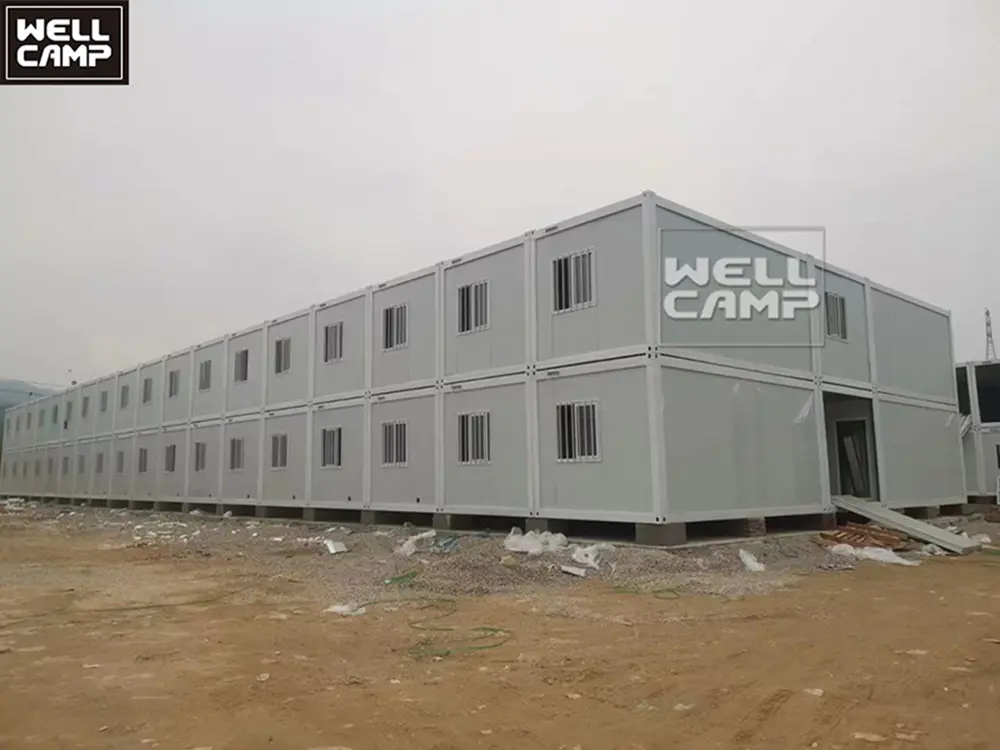 WELLCAMP modular flat pack home office classroom hospital reception hotel dormitory container house tiny house prefab houses