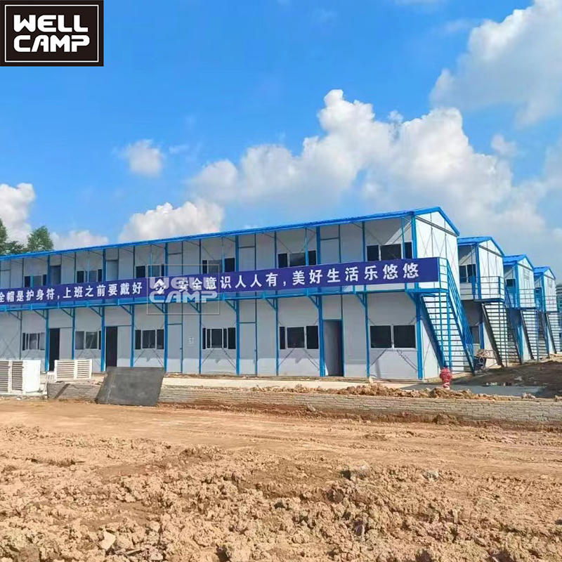 WELLCAMP low cost Temporary house Building Prefab Labor Camp K houses Prefabricated Mobile Home