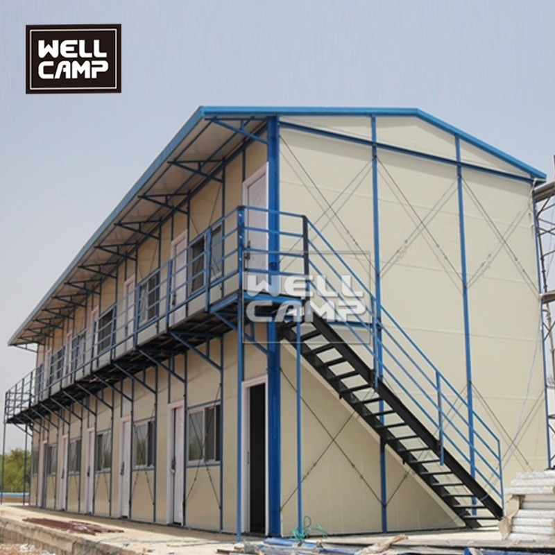 product-China Low Cost Cheap Price Steel Prefab Sandwich Panel Dormitory Houses for Sale-WELLCAMP-im