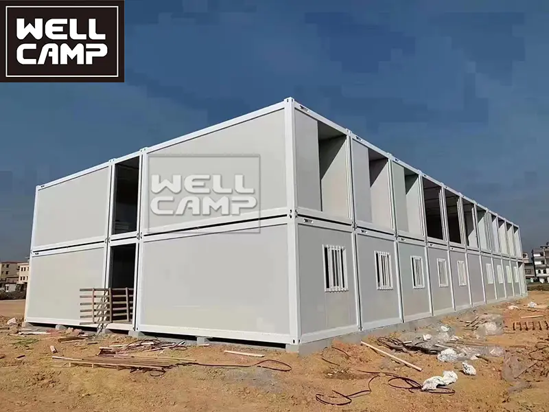 Flat pack container house modular flat pack home office classroom hospital reception hotel villa