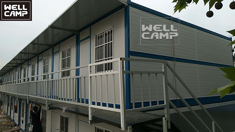 product-WELLCAMP Fast Build Prefab House 20ft 40ft Modular Folding Container House Foldable Small Ti