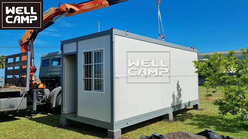 High Quality 20ft Steel Structures Folding Living Prefab Modular Homes Stackable Foldable Container House