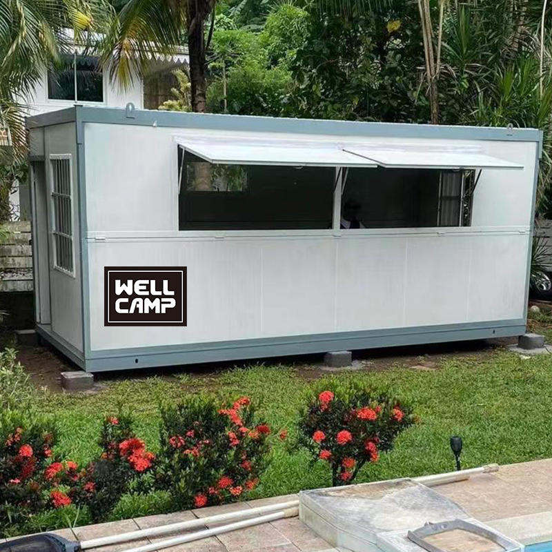 Factory Prices Folding Container House Fully Assembled Modular prefab Foldable Shop With High Quality
