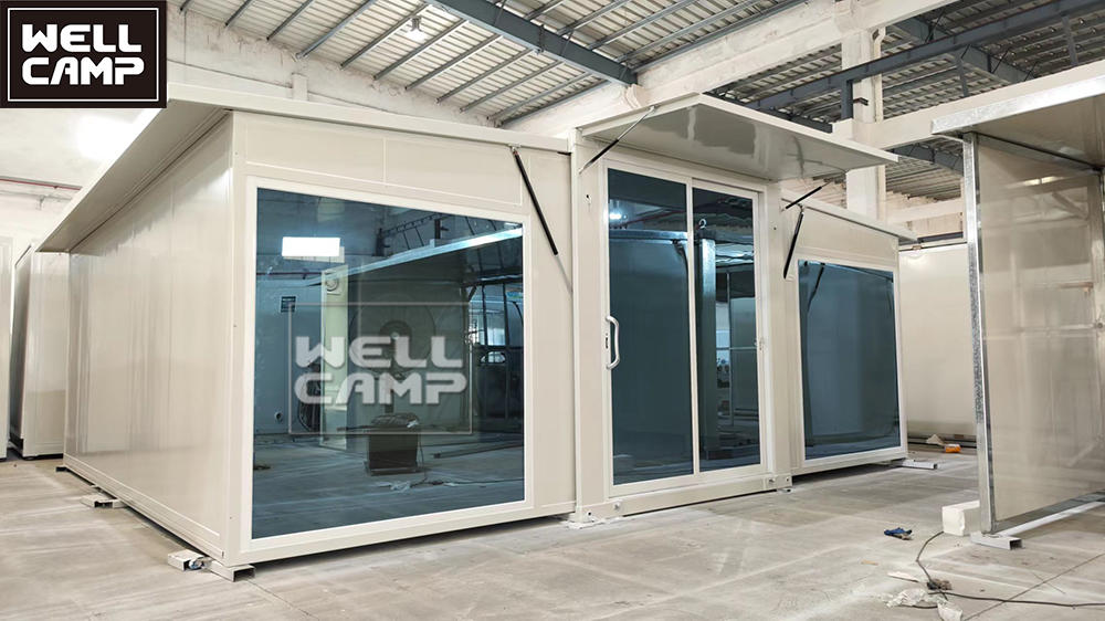 Luxury glass expandable container house