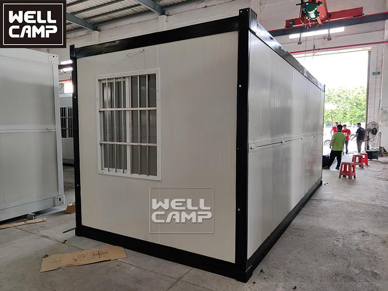High Quality Fireproof Waterproof Rustproof Fashion Folding Container House Moving Foldable Home Prefab Houses 20ft 40ft