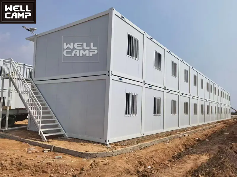 WELLCAMP Low Cost Container House Hotel Prefabricated Villa Prefab House Mobile Customize Living Room Office Modular