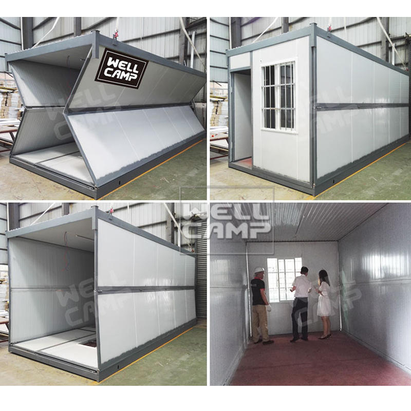 Affordable durable folding container house easy to install prefab design house modular home with low cost